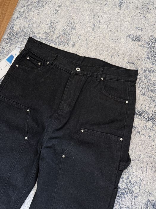 Архівні буткат джинси Archive bootcut double knee jeans raw no faith