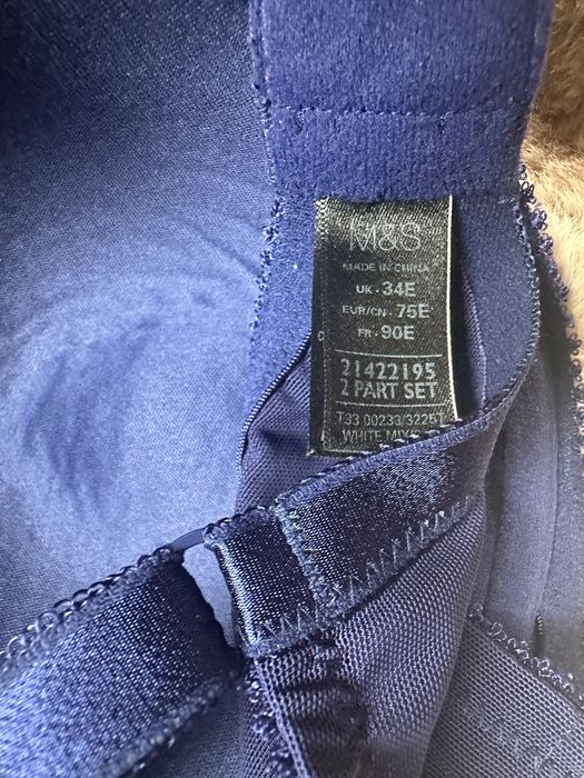 Marks & Spencer granatowy biustonosz 75 E