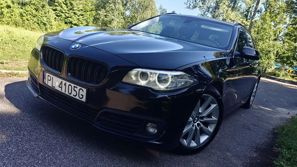 BMW Seria 5 520D. Bezwypadkowy, Serwis ASO, Aktywny tempomat, Full Opcja