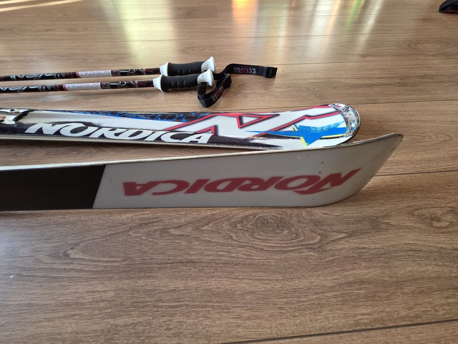 Narty 167 NORDICA , kijki
