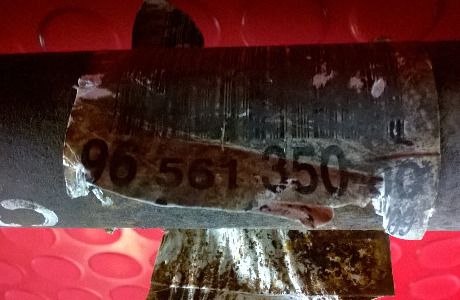 Transmissao direita - 9656135080 - CITROËN C3 PICASSO (SH_)