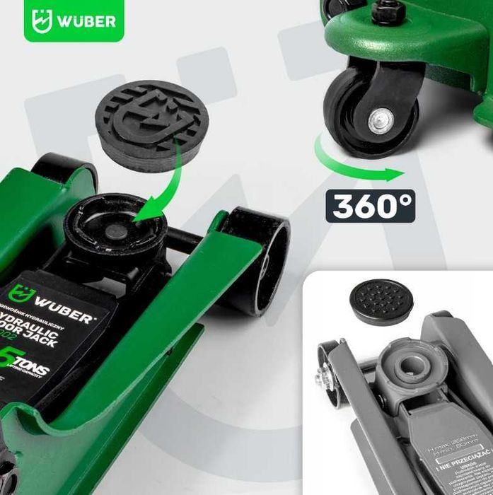 PODNOŚNIK Samochodowy Żaba Lewarek 2,5 Tony NISKOPROFILOWY 85-380 mm