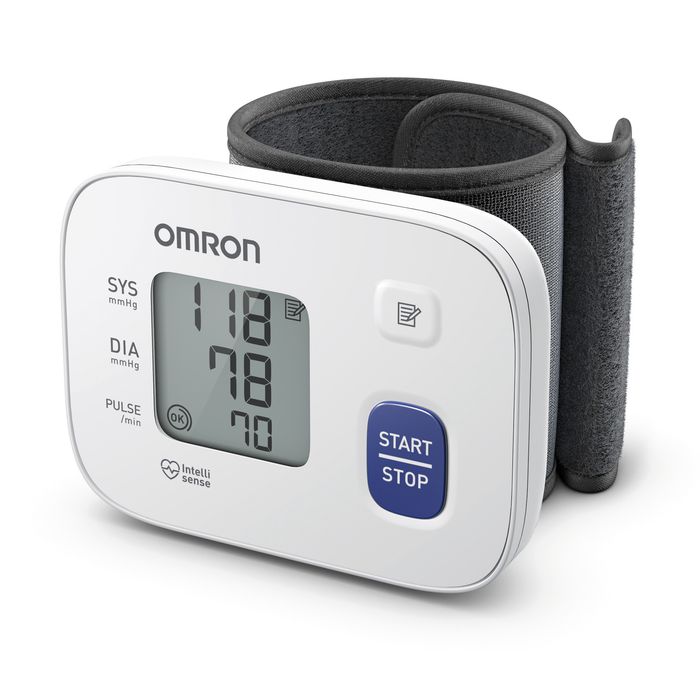 outlet ciśnieniomierz nadgarstkowy elektroniczny omron rs1 hem-6160-e lcd