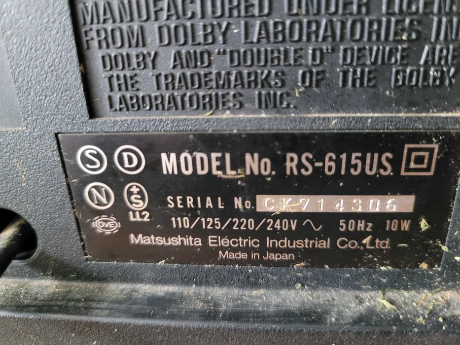 Magnetofon Deck Technics RS-615