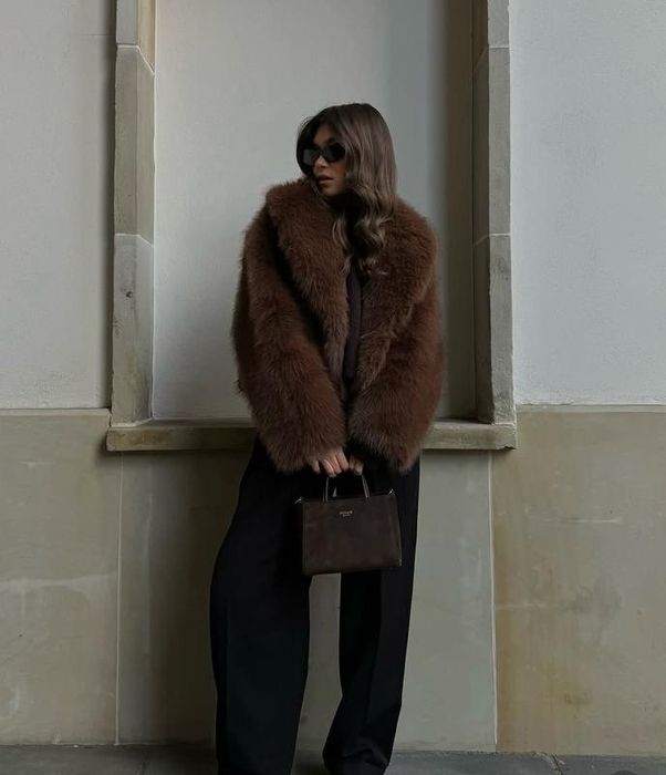 Шоколодна шуба, zara