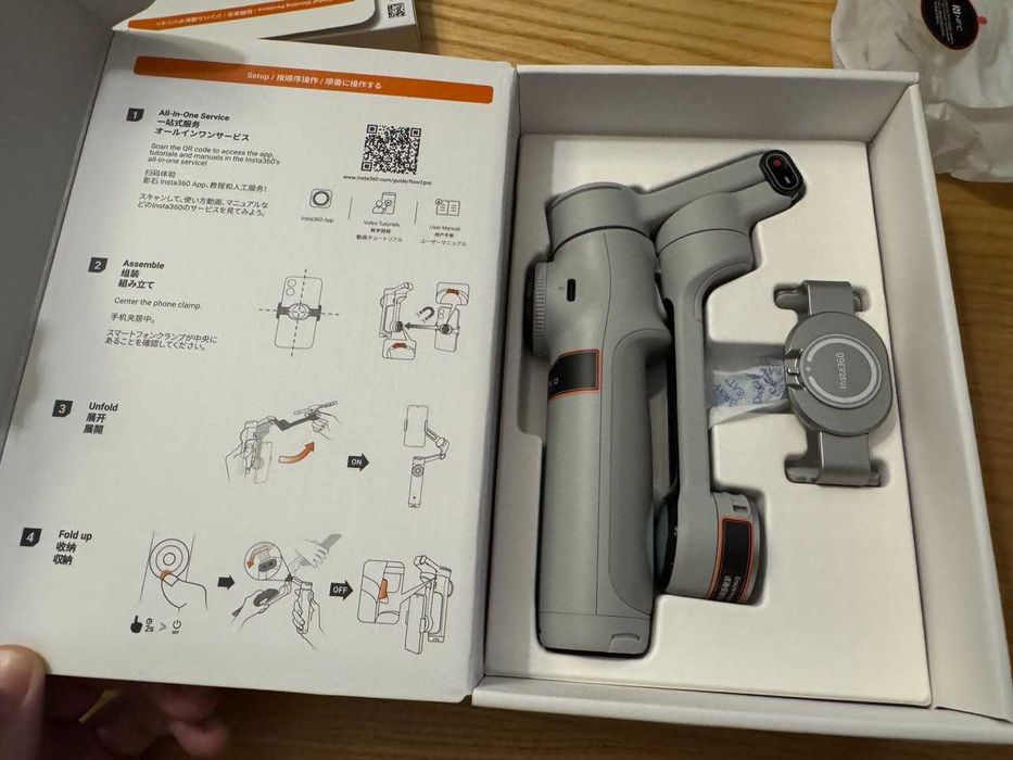 НОВЫЙ Insta360 Flow 2 Pro - Монопод Стабилизатор в Идеальном Состоянии