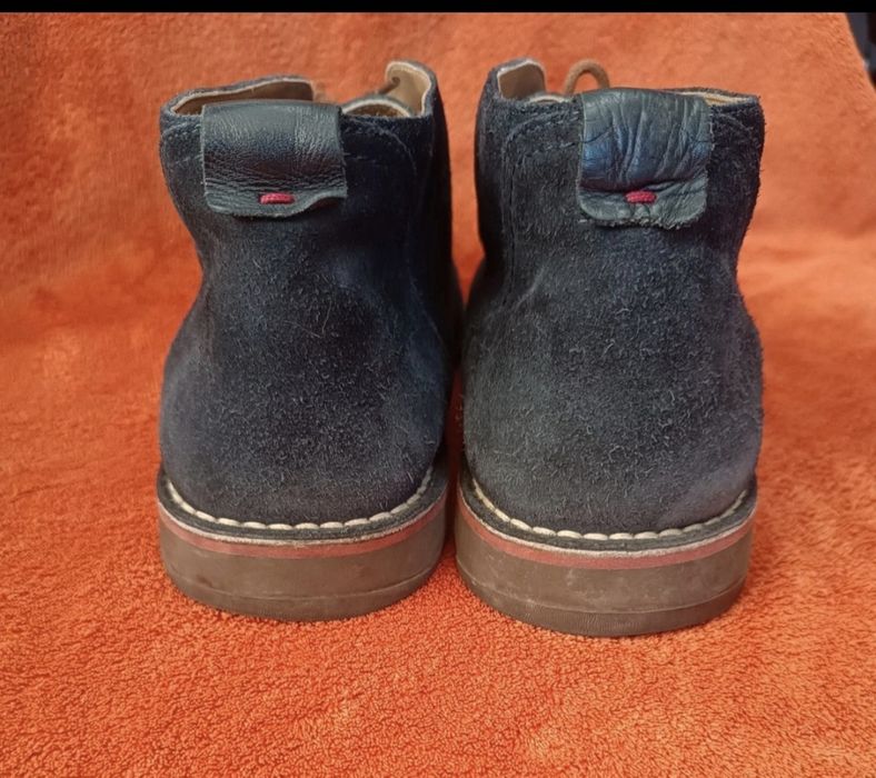 Geox rozm. 46 ,granatowe, skóra zamszowa