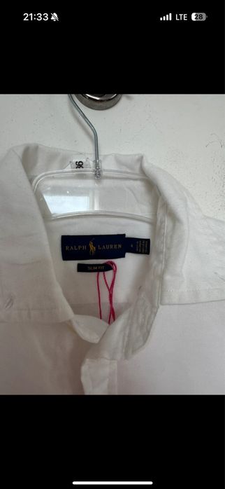 Biala koszula Polo Ralph Lauren