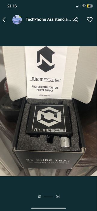 Fonte tatuagem Nemesis como nova