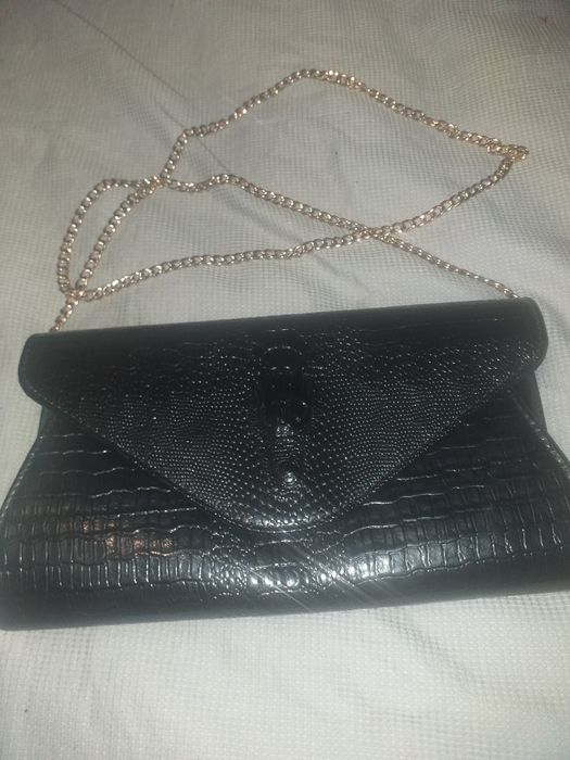 Сумка клатч крокодил кожзам