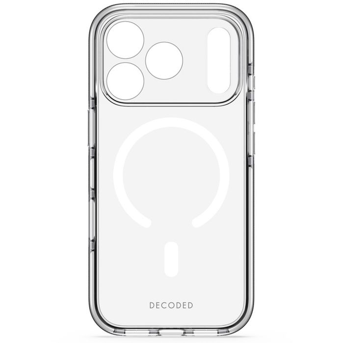 Decoded droptec transparent backcover - etui do iphone 18 pro max / 17 pro max kompatybilne z magsafe (transparant)