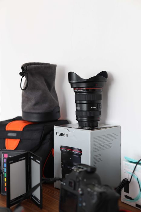 Zestaw: Canon 6D + EF 17-45 4 + EF 50 1.8 + Dodatki