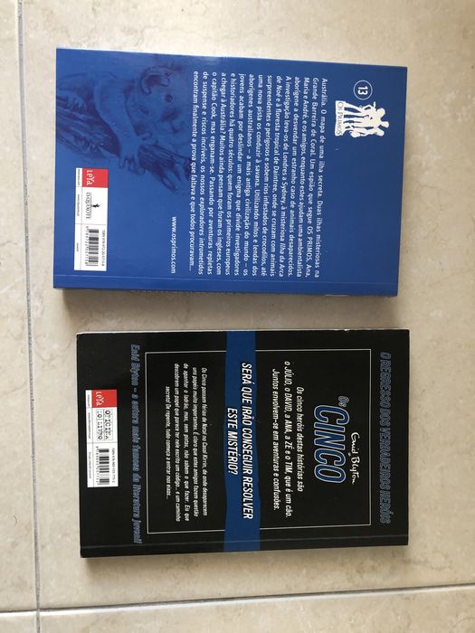 Livros “Os Cinco”, e “Os Primos”
