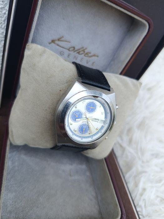 Zegarek fossil blue chronograf qartz