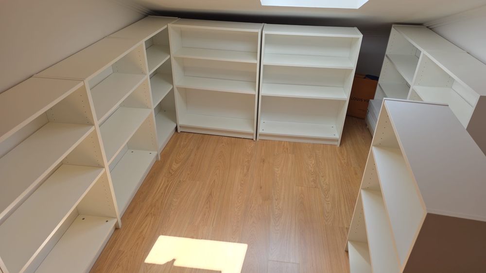 Estantes para livros ou sapatos