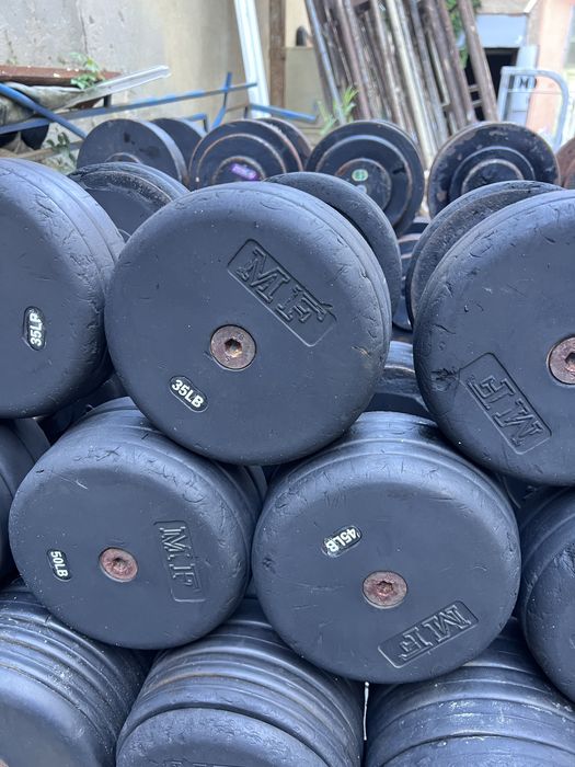 Продам гантельний ряд MF (вага в фунтах)