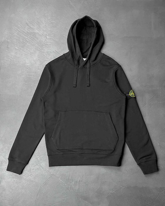 Худі STONE ISLAND 64151 Classic Hooded Sweatshirt Black SI0140-BK