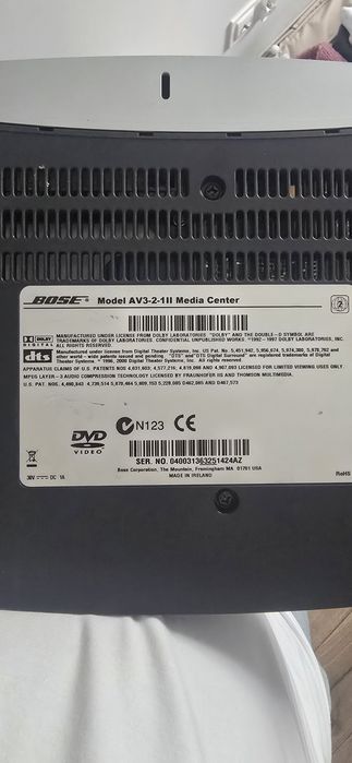 Bose 3-2-1  media center