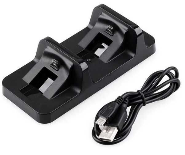 Carregador Duplo base dock Comandos Playstation 4 PS4 consola NOVO