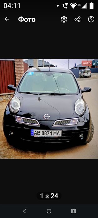 Ниссан Микра к12  Tekna2007 года выпуска