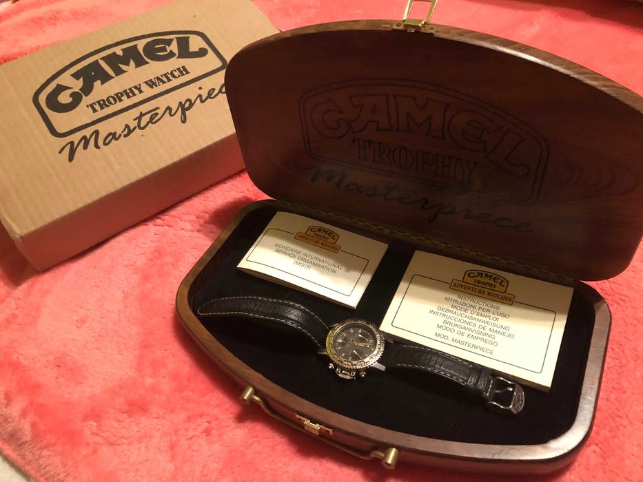 Camel Trophy Masterpiece caixa de madeira completo