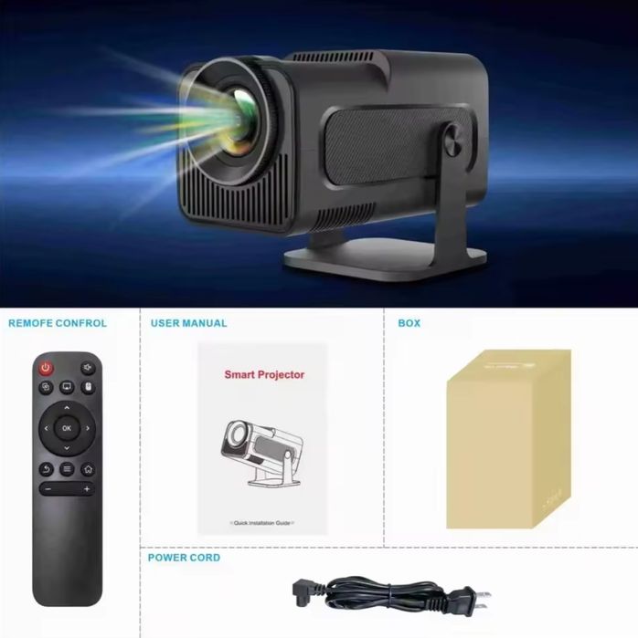 HY320 mini Android проєктор 300 ANSI WiFi Android 11 + пульт ДК