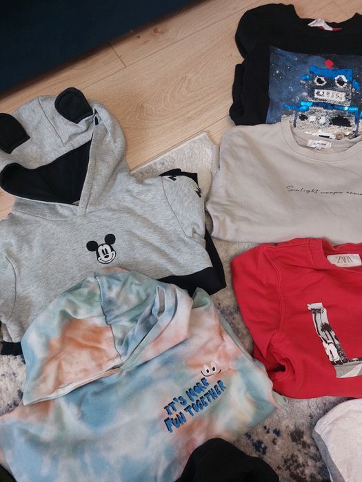 Zestaw bluz Zara H&M 110/116/122