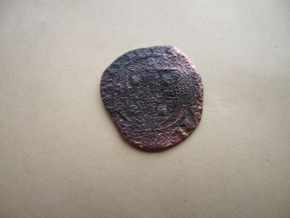Moeda Ceitil  D. Manuel  I  , 'Castelo Ladeado por Arruelas'
