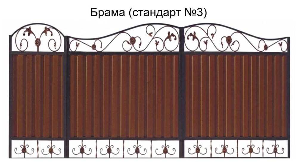 Ковані ворота та хвіртки за вашими розмірами