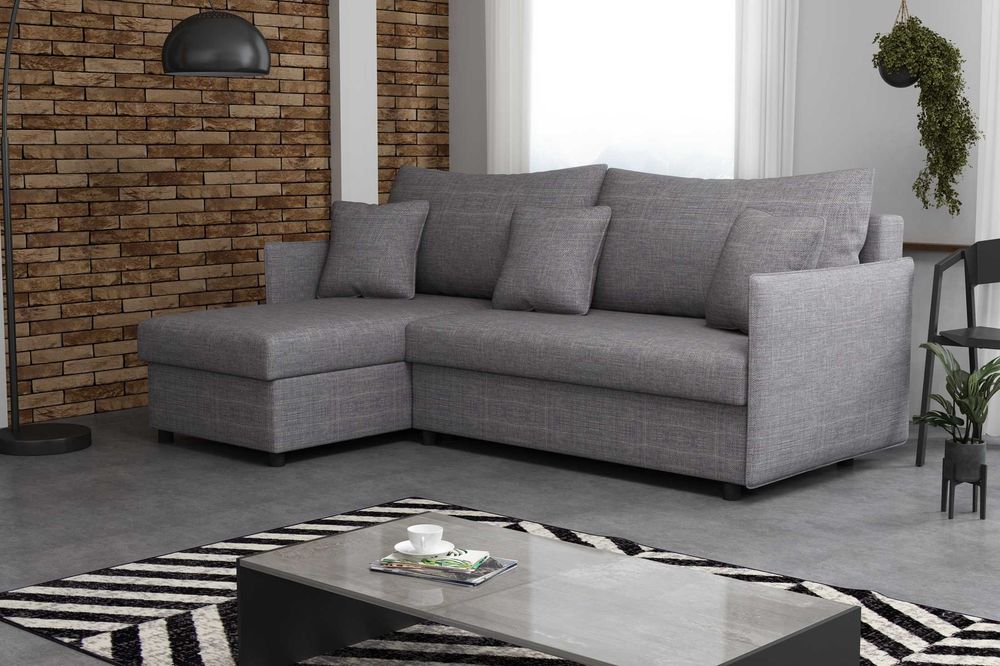 Narożnik rozkładany Kanapa darmowa dostawa Poduszki Wypoczynek Sofa