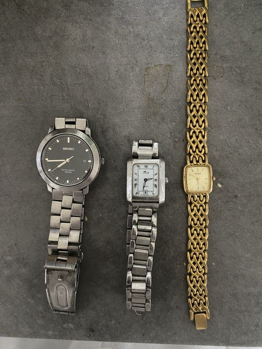 3 relogios seiko/lotus