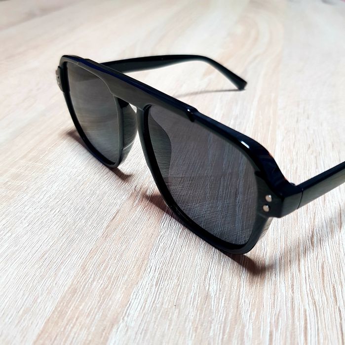 Piękne męskie okulary lub unisex nowość 2026 kwadratowe luksusowe