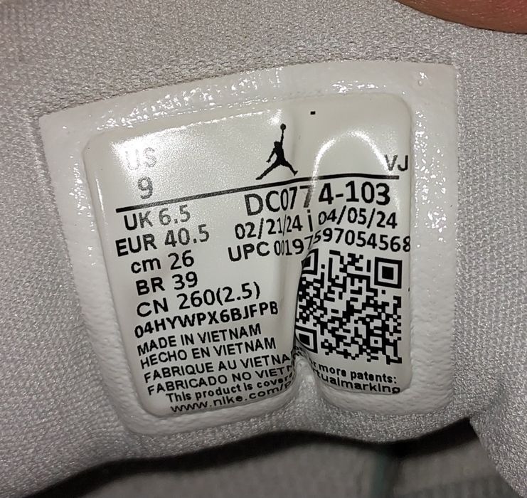 Sapatilhas Nike Air Jordan usados Tam. 40