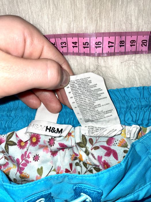 Spodnie dziewczęce rybaczki bawełna 3-4 lata 104 cm h&m