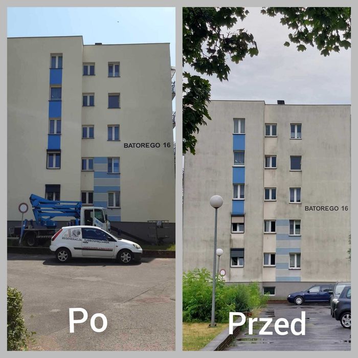 Mycie elewacji mycie kostki brukowej