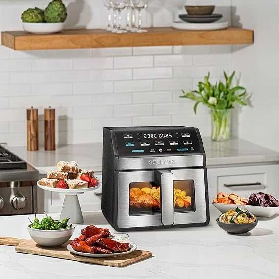 Безмасляна фритюрниця / Мультипіч / Міні-піч / Аэрогриль Gourmia 7,6Л