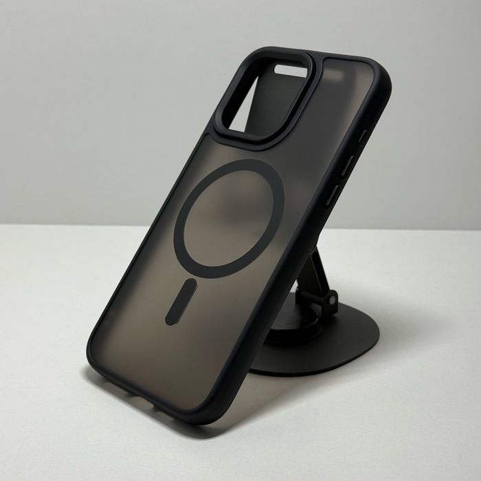 Чохол iPhone 13 14 15 Pro Max Matte MagSafe. Чехол айфон 13 14 15 про макс магсейф чорний матовий