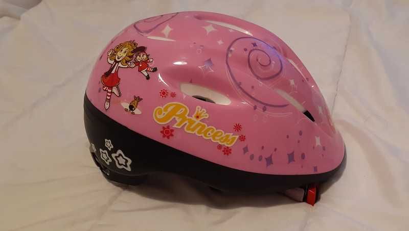 (Novo) Capacete Rosa da Decathlon para criança