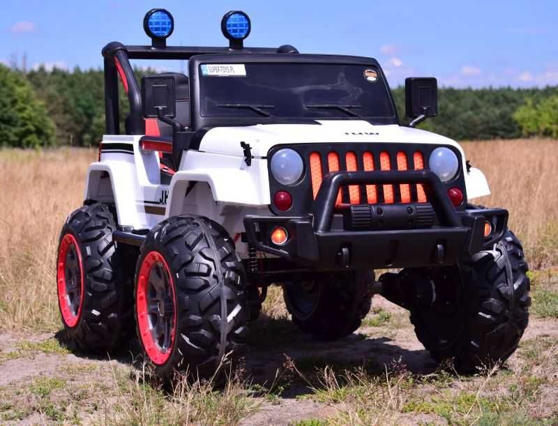 Auto samochód pojazd na akumulator JEEP 4x4 opcja bujania buggy autko