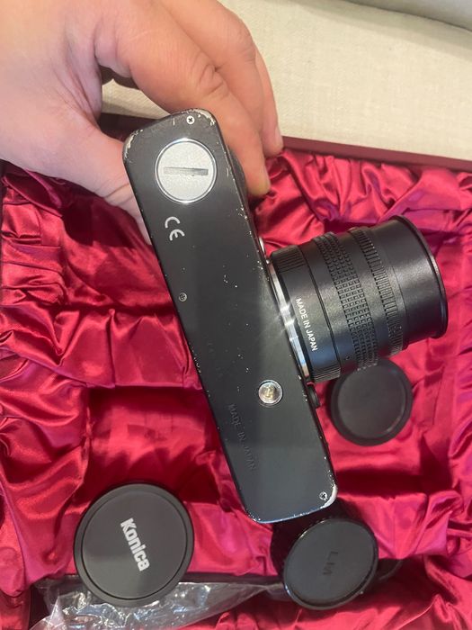 Aparat Konica Hexar RF + 50/2 M-Hexanon, zestaw
