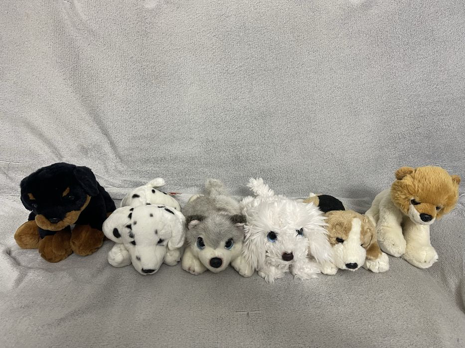 Реалистичные собаки gund, keel toys, suki, uni-toys, anna club plush