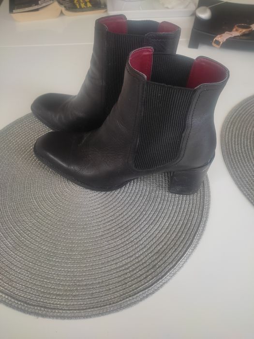 Botki Zara 40 skóra