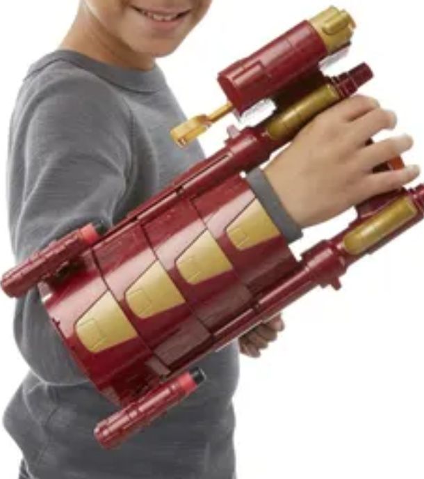 Nerf rękawica Iron Mana z wyrzutnią