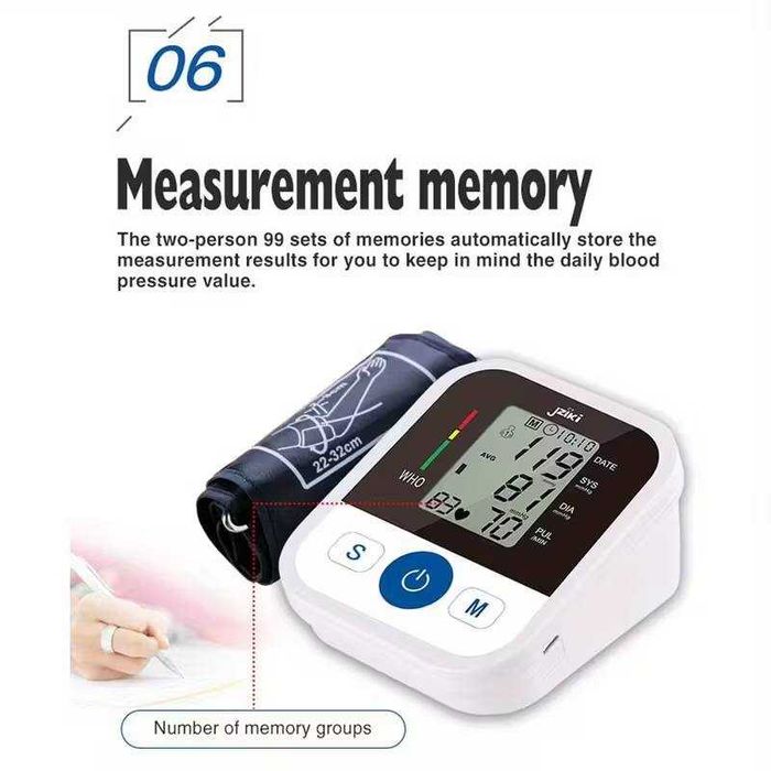 Monitor de Pressão Arterial automático de braço. Novo. Em caixa.