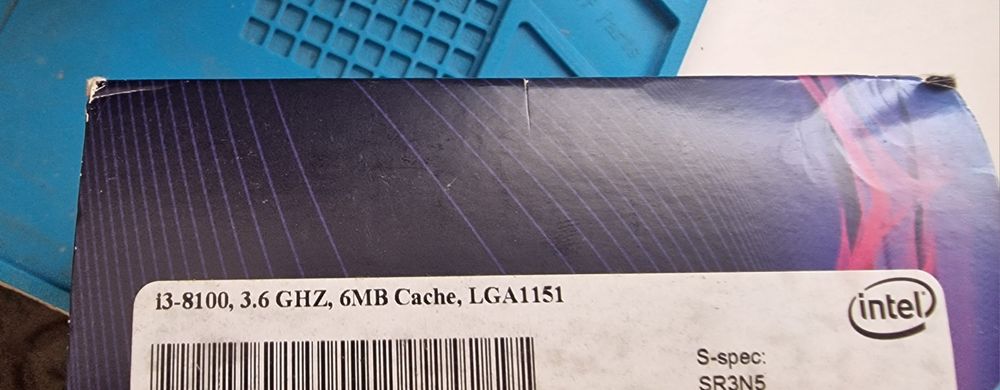 Intel Core i3-8100 Processor, 3.6Ghz LGA 115164354171213442123