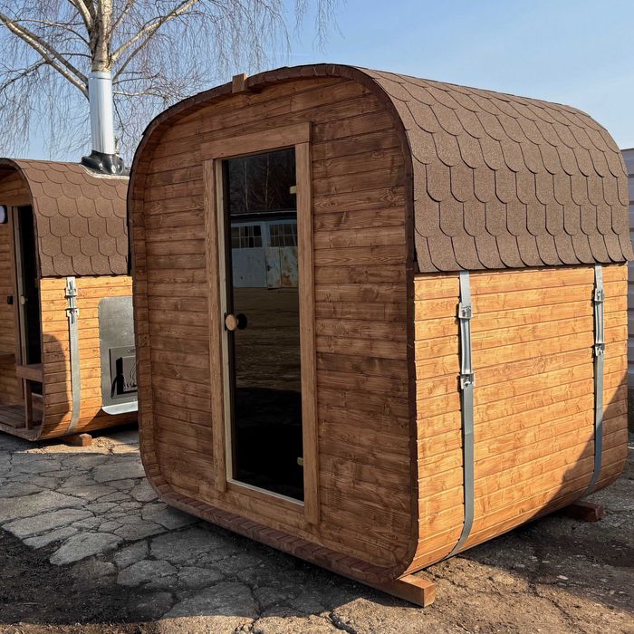 Sauna ogrodowa QUADRO mini 185 cm do samodzielnego montażu