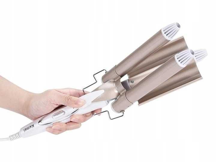 Karbownica Kemei z Powłoką Ceramiczną – Fale i Loki