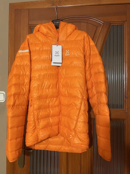 HAGLOFS Kurtka puchowa męska L.I.M Down Hood Men blaze orange-M