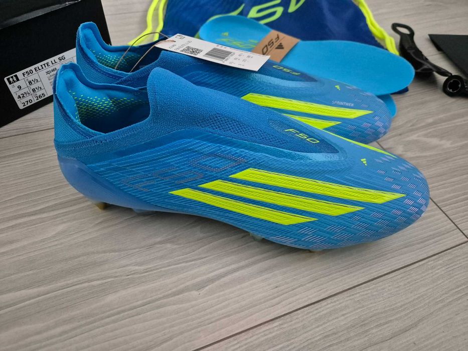 Profesjonalne korki adidas F50 ELITE LL SG Ice Cold Precision JQ1469 rozmiar 42 2/3