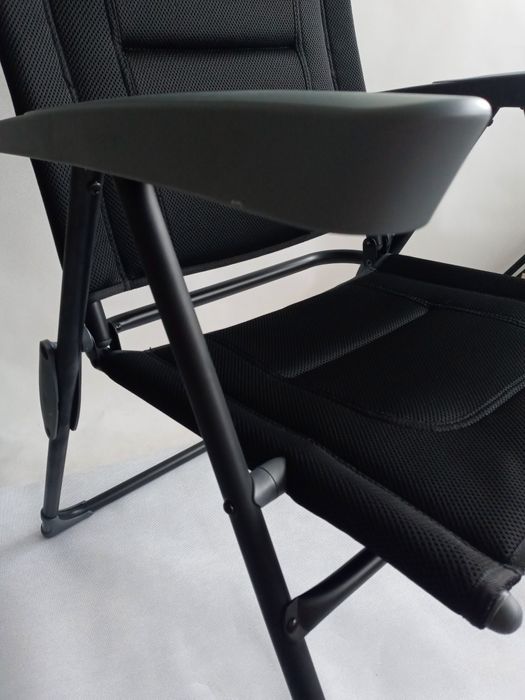 2 sztuki-Krzesło ogrodowe, turystyczne, 7 pozycji regulacji oparcia,